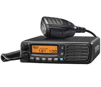 IC-A120 Mobile Airband Transciever | includes Vehicle Mount