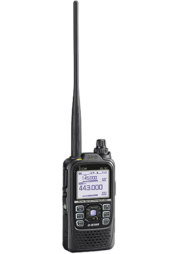 HANDHELD RADIO/Dual band D-STAR, Analog, GPS