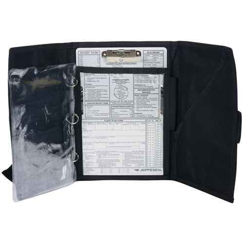 IFR Trifold Kneeboard | Removable Clipboard, Black