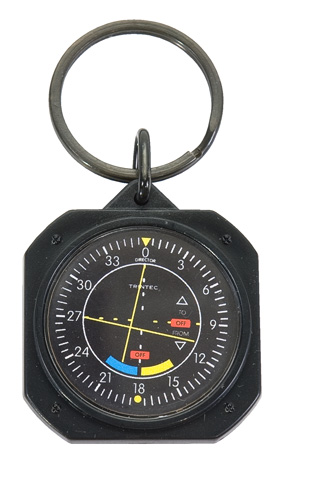 VOR Instrument Style Keychain | 1.5 inch