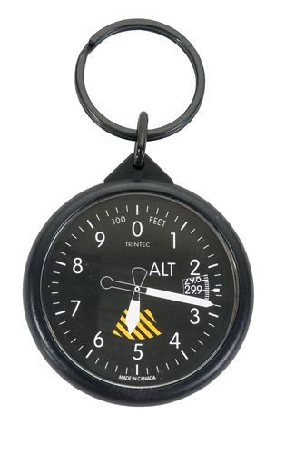 ROUND ALTIMETER KEY CHAIN