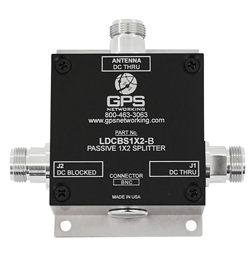 Passive GPS Antenna Splitter | 2 outputs, 1 input, BNC connectors