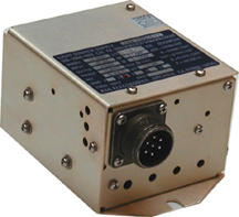 DC POWER CONVERTER/DC to regulated and controllable DC power converter, 75-120 watt. 0-5 VAC or 0-5 VDC voltage control.