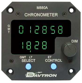 M880A Chronometer | Green A NVG Display, 3 ATI, 28V