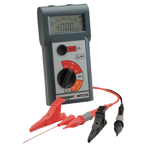 MIT200 Series Digital/Analog Insulation & Continuity Tester