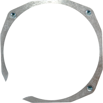 INSTRUMENT MOUNTING KIT/NUT RING/3.125/W/CUTOUT/INCLUDES BLACK BRASS MOUNTING SCREWS & NYLON WASHERS