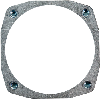 INSTRUMENT MOUNTING KIT/NUT RING/2.25/INCLUDES BLACK BRASS MOUNTING SCREWS & NYLON WASHERS