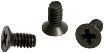 PHILLIPS FLAT HEAD SCREW/Black brass, 4-40/1/4
