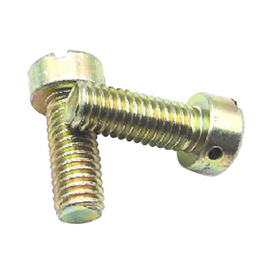 DRILLED HEAD MACHINE SCREW/Carbon steel, 10-24, .50