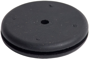 GROMMET/Bulkhead, Synthetic rubber, .125 x 1.00