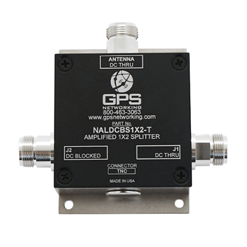 AMPLIFIED SPLITTLER/With TNC connector. One input two output.