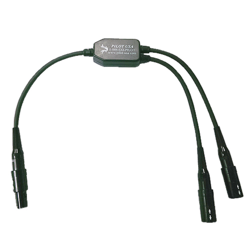 Dual Lemo Headset Adapter | 6 pin