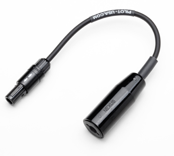 HELICOPTER HEADSET TO BOSE PLUG HEADSET ADAPTER/converts helicopter U-92A/U jack to single BOSE connector