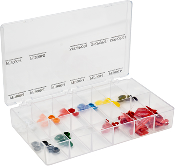 CIRCUIT BREAKER CAP AND FLAG KIT (COLOR CODED)