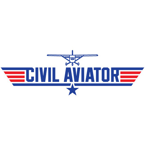 Civil Aviator T-Shirt / White / Men's X-Large