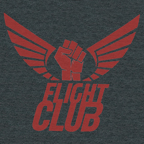 Flight Club T-Shirt / Black / Men's Medium