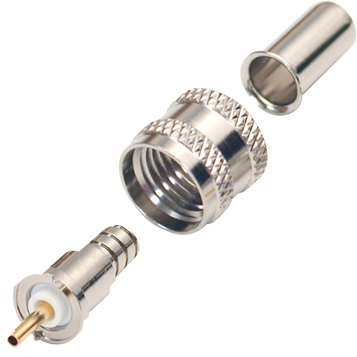 CONNECTOR/Mini UHF, Male, 50 OHM RG 58 LMR 195