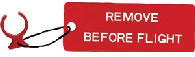 Circuit Breaker Safety Lock / "Remove Before Flight" Tag