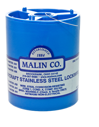 Safety/Lock Wire | Stainless Steel 302/304, Blue Canister, 0.020 Diameter