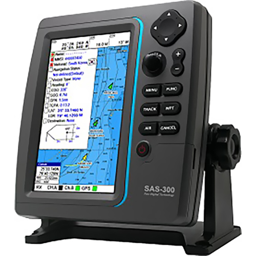 7SAS-300 AIA |7in Color LCD, 2w Class B AIS Transceiver with External GPS Antenna 10m cable, includes Navionics+ Card