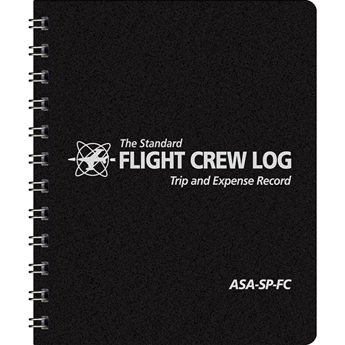 The Standard® Flight Crew Log | Black | Softcover