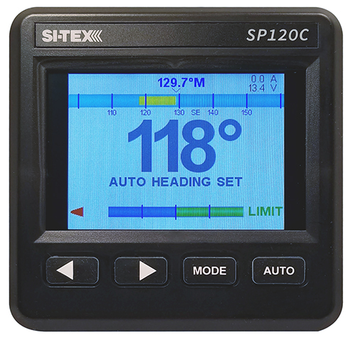 SP-120C Autopilot | Color LCD Display, 9-Axis Compass, Rudder Feedback & 18CI reversing Hyd. Pump