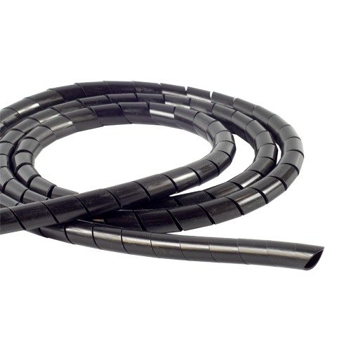 ProTECT® SWP Polyethylene Spiral Wrap | Black, 3/4 Inch Diameter