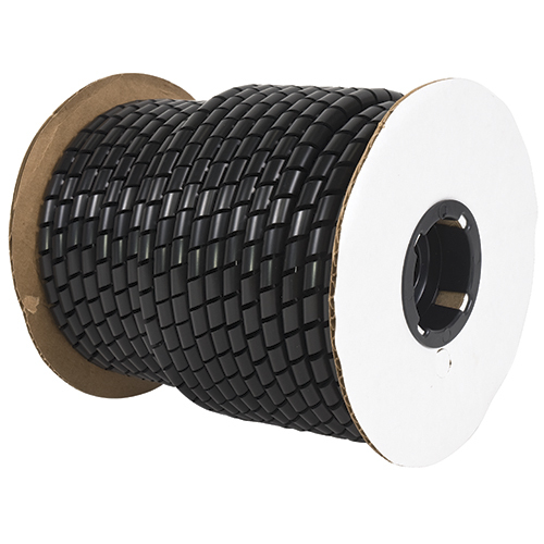 Teflon Spiral Wrap | Black, 0.125 Inch Diameter