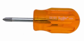  PHILLIPS STUB SCREWDRIVER/#1 size, stubby handle