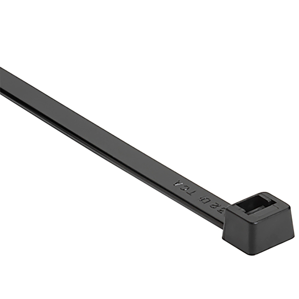 Heavy Duty Cable Tie | 15" Long, UL Rated, 120lb Tensile Strength, PA66, Black, 50/pkg