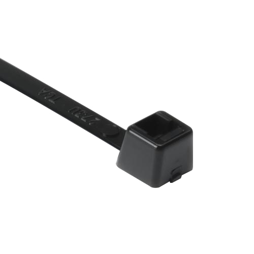 Standard Cable Tie | 8in, Black, 50lb Tensile Strength