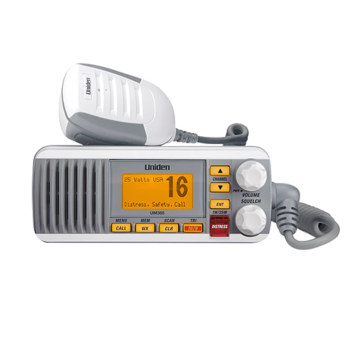 UM385 Fixed Mount Marine Radio with DSC | White