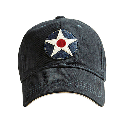 US Roundel Cap | Navy Blue, Velcro Strap