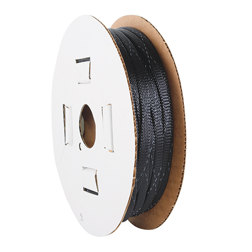 XPF Expandable Sleeving | Black, 1/4in Diameter, 1,000 foot spool